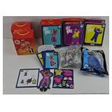 JUST DANCE, NERF, BASKETBALL KIDS MEAL TOYS