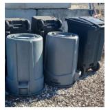 (5) TRASH CANS