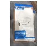 (30) PLASTIC TABLE COVERS, RECTANGLE