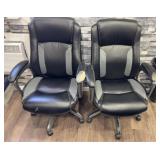 (2) OFFICE CHAIRS W/ WEAR