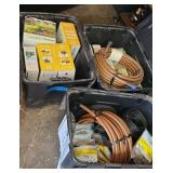 (3) TOTES OF RAINDRIP PARTS & ACCESSORIES