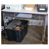 ENAMELED TOP TABLE