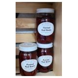 (3) PICKLED BEETS