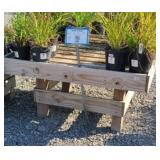 WOOD DISPLAY STAND