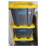 (3) TOTES OF IRRIGATION ACCESSORIES & PARTS