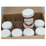 (8) JARS OF PEACH JAM