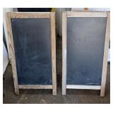 (2) SIDEWALK SIGNS, ONE NEEDS REPAIR