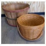 LONGABERGER & APPLE BASKET