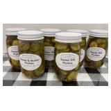 (6) JARS OF PICKLES