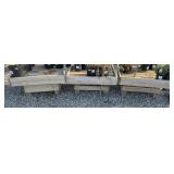 (3) DISPLAY STANDS