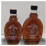 (2) JARS OF INDIANA MAPLE SYRUP