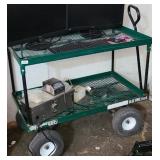 DOUBLE TIERED PLANT CART