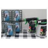 (2) SPRAYER BOTTLES & (5) SUET CAKE FEEDERS