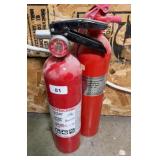 (2) FIRE EXTINGUISHERS