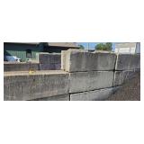 (13) CONCRETE BARRIERS