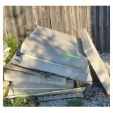 (17) ASSTD SIZED CONCRETE PADS