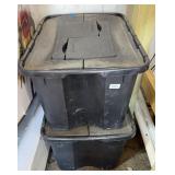 (2) TOTES OF DRIP WATERING SYSTEMS PARTS
