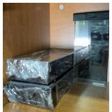 (3) BROCHURE HOLDERS