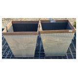 (2) PLANTERS, COMPOSITE
