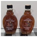 (2) JARS OF INDIANA MAPLE SYRUP