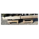 (3) WOOD DISPLAY STANDS ASSTD SIZES