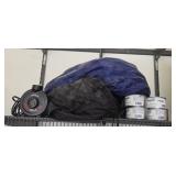 (2) AIR MATTRESS W/ PUMP, CAMPING FUEL