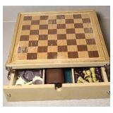 CHESS & CHECKERS GAME SET