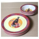COCA COLA PLATES & BOWLS