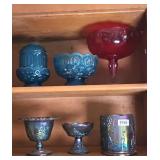 MOON & STARS FAIRY LAMP & INDIANA GLASS