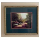 (2) LANDSCAPE & FLORAL PRINT