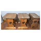 (3) HEART TABLES