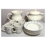 LONGABERGER BOWLS, MUGS, & PITCHER