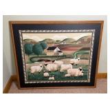 FARM SCENE WALL ART