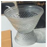 WEXFORD PUNCH BOWL W/ 18 CUPS 11 QUART