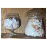 SHELLS, CLOCK, DECOR