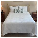 BRASS HEADBOARD QUEEN OR FULL