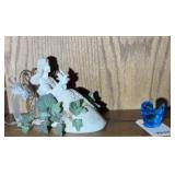 SMALL PAPERWEIGHT BLUEBIRD & DECOR