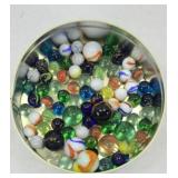 TIN OF MARBLES