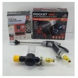 CAR VACUUM, PORTABLE AIR COMPRESSOR