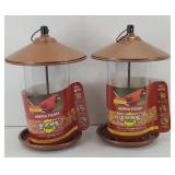 (2) BIRD FEEDERS