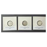 (3) 1964 SILVER ROOSEVELT DIMES MS69 GRADE