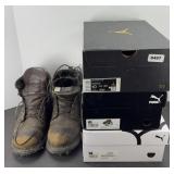 (4) PAIRS MENS SHOES: RED WING, PUMP, AIR JORDAN