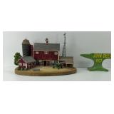 JD CAST IRON ANVIL PAPERWEIGHT, DANBURY MINT FARM