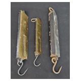 (3) CHATILLONS SPRING SCALES