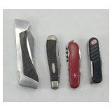 (4) POCKET KNIVES