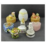 (8) TRINKET BOXES