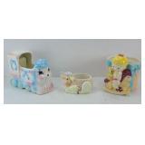 (3) NURSERY PLANTERS