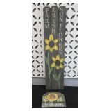 SUNFLOWER DECOR: WOOD SIGN, SLATE PLAQUE