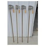 (4) WOOD CLAMPS