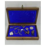 TRINKET BOX WITH CONTENTS